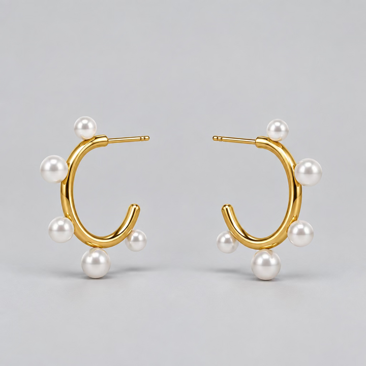 Julie Vos Hydra Stone Hoop-Small