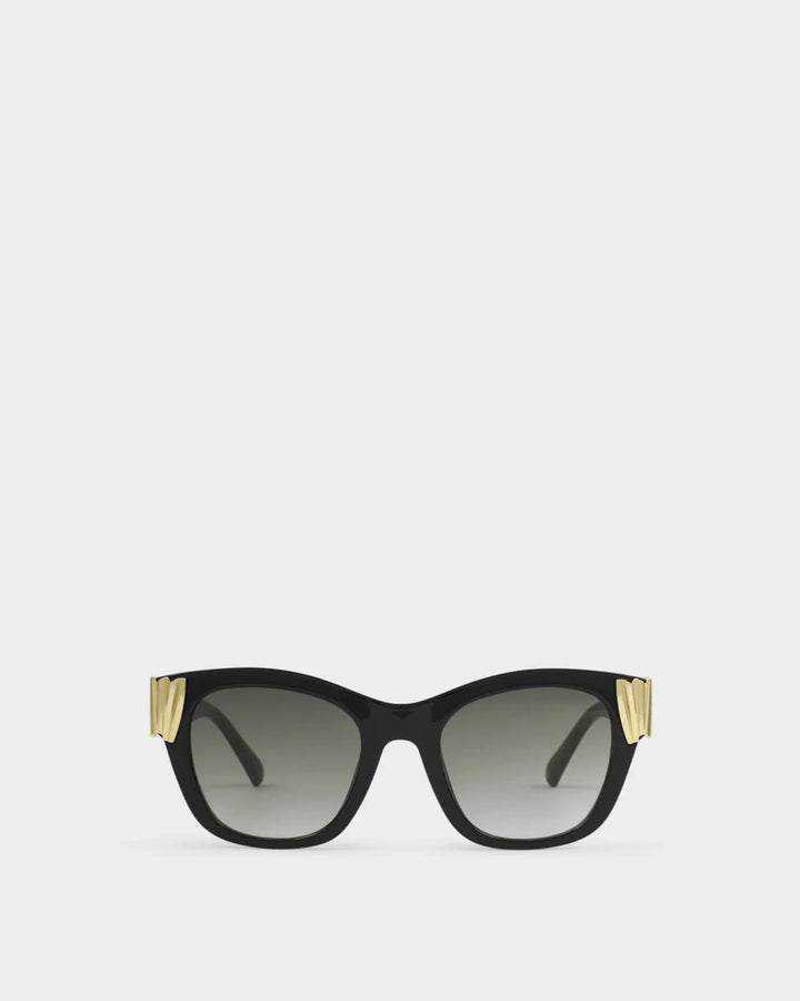 Katie Loxton Seychelles Round Cat-Eye Sunglasses