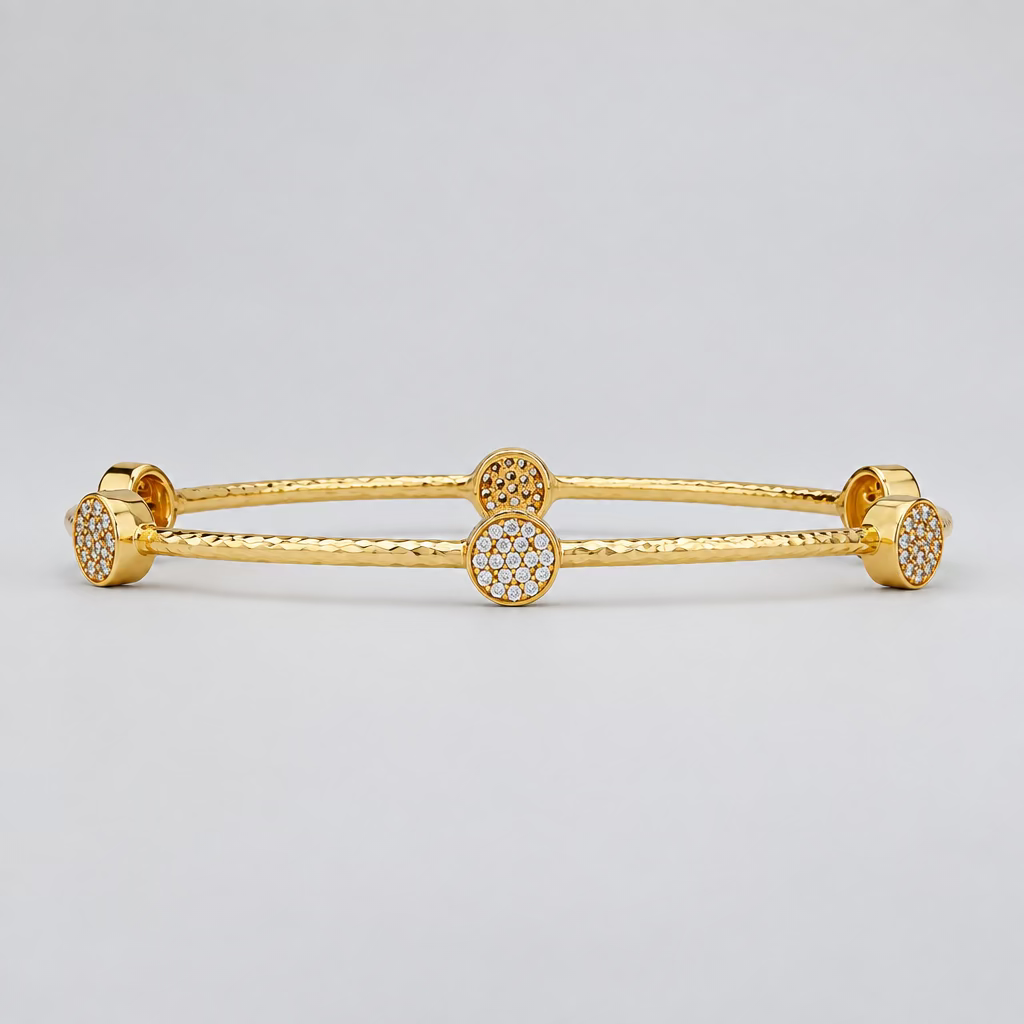 Julie Vos Milano Luxe Bangle-Pave Cubic Zirconia