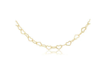 enewton 15" Choker Love Chain - Gold