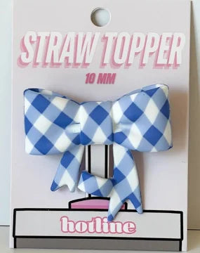 Gingham Bow Topper