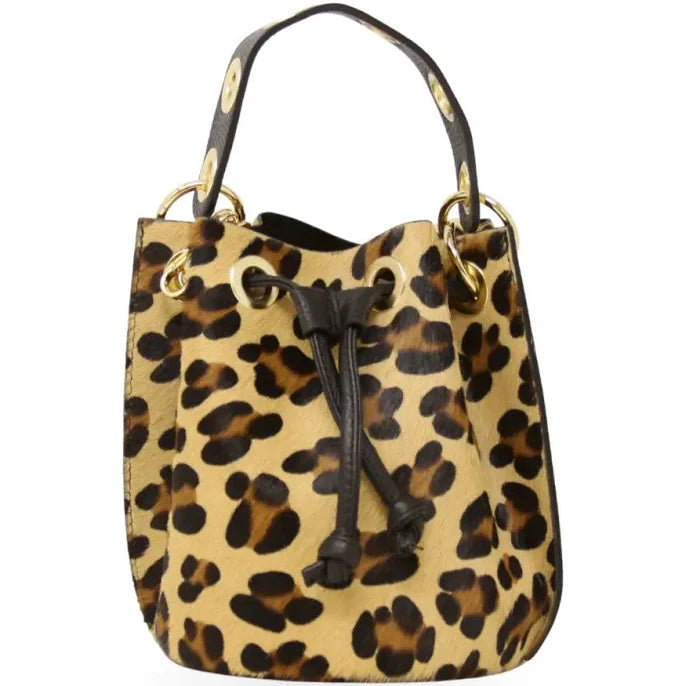 Germán Fuentes  Cheetah  Bucket Bag