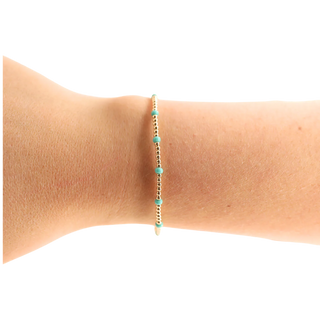 Turquoise Dainty Poppi Bracelet