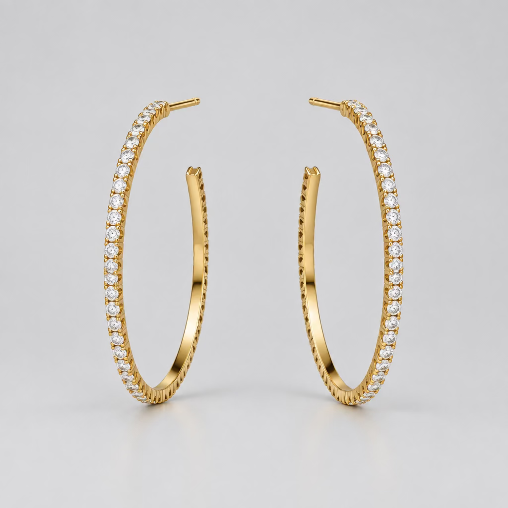 Julie Vos Windsor Hoop-Medium
