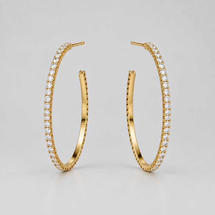 Julie Vos Windsor Hoop-Medium
